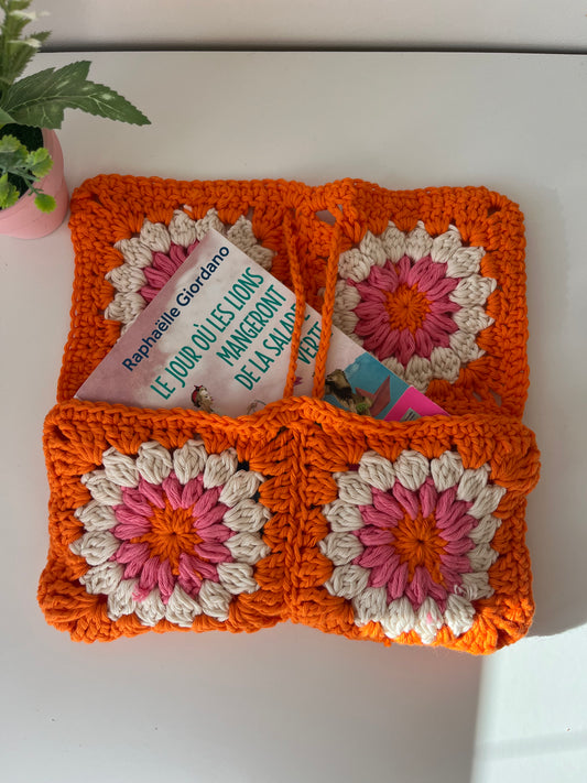 pochette livre liseuse Orangette
