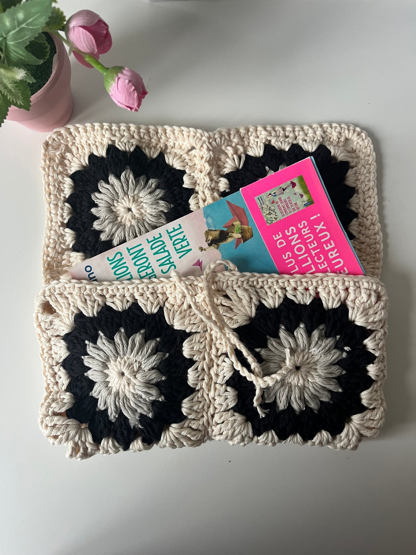 pochette livre liseuse Nadine
