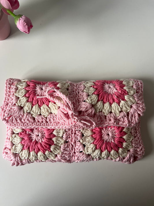 pochette livre liseuse Fraise