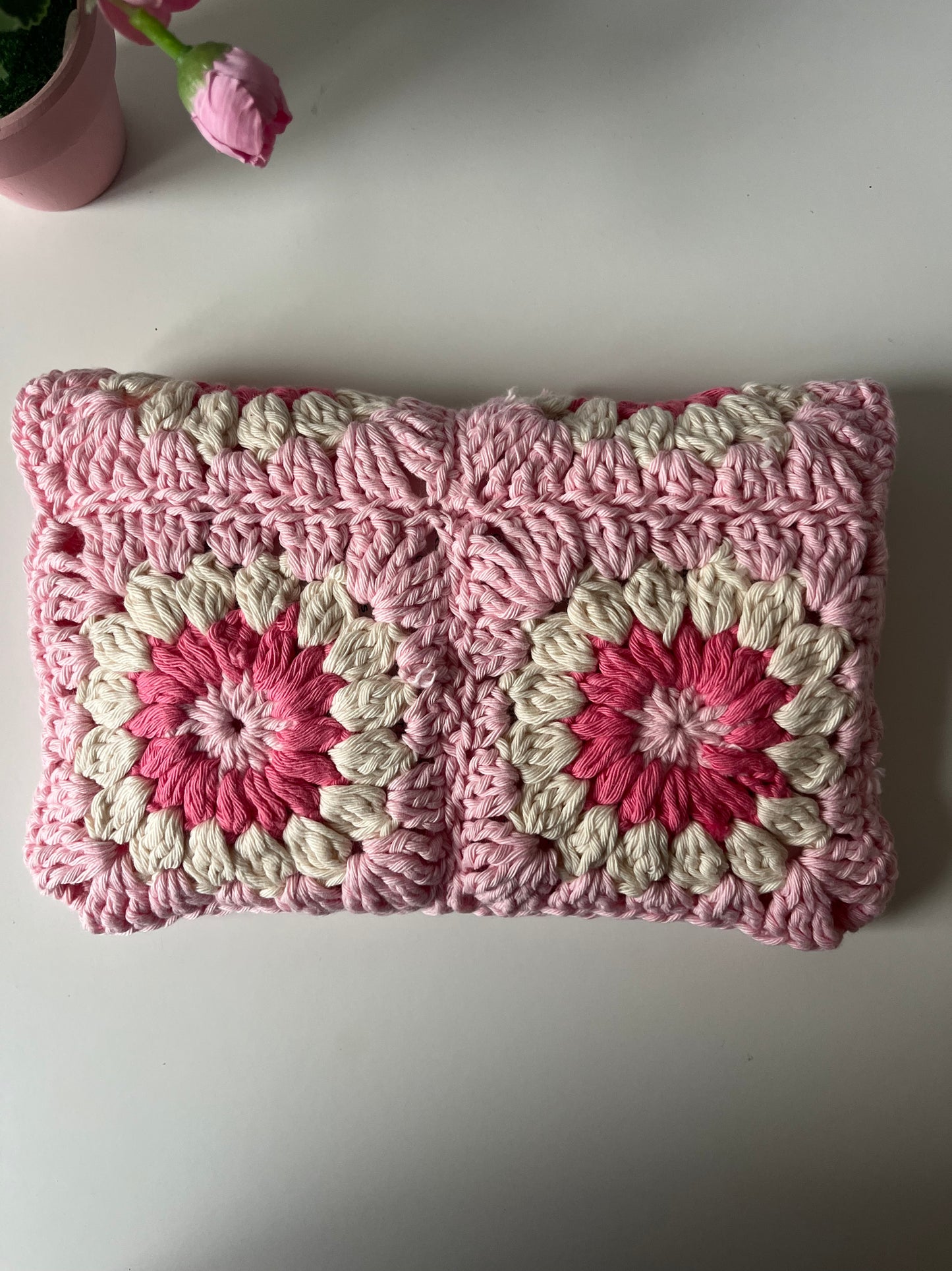 pochette livre liseuse Fraise