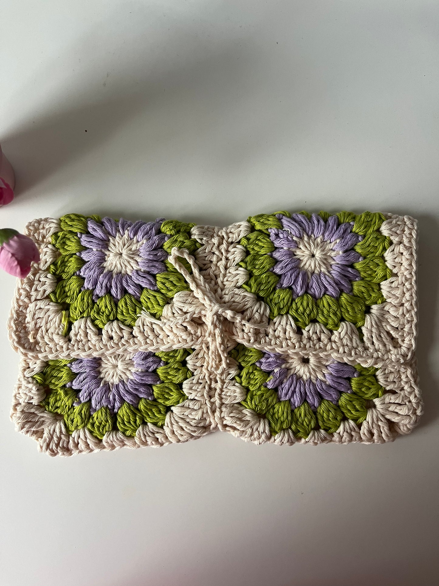 pochette livre liseuse Fleur